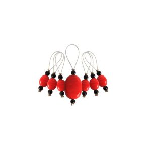 Stitch markers Tangerine