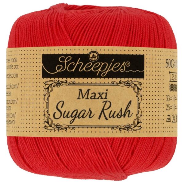 Scheepjes Maxi Sugar Rush, merserizuota medvilnė, 87 spalvos, nėriniuota medvilnė, amigurumi siūlai, nėrinių siūlai
