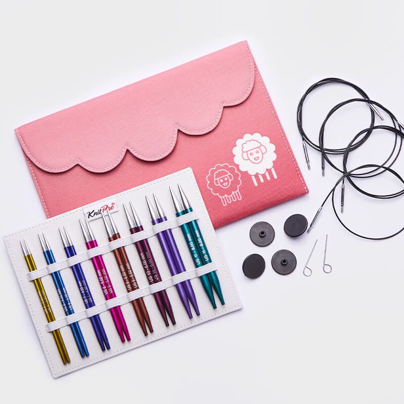 Interchangeable circular needle set