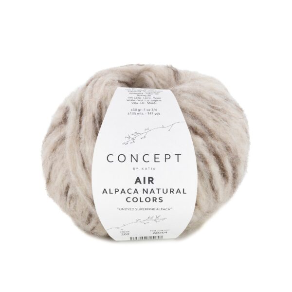 Concept by Katia Air Alpaca Natural Colors