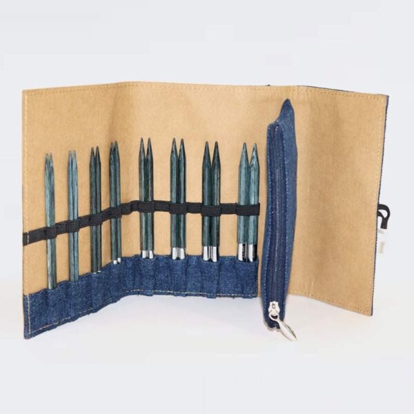 KnitPro Indigo Wood Interchangeable needle set