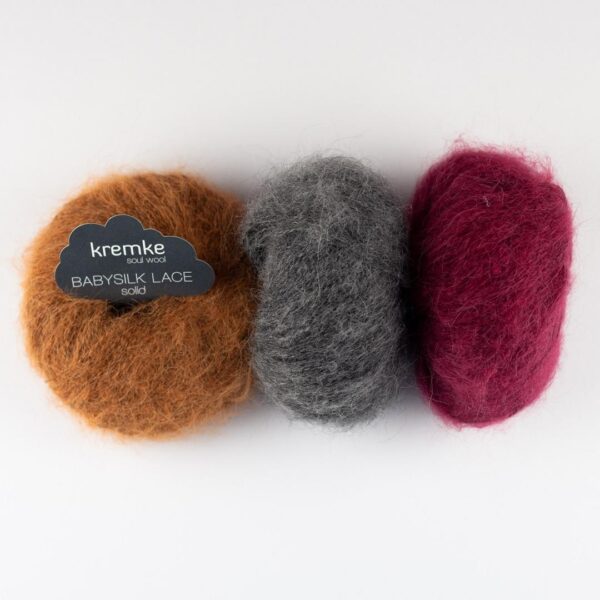 Kremke Soul Wool Baby silk lace solid