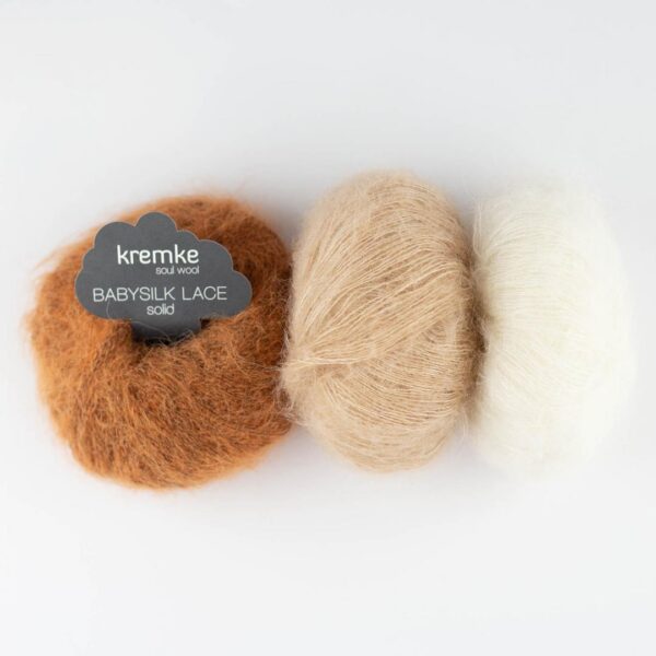 Kremke Soul Wool Baby silk lace solid
